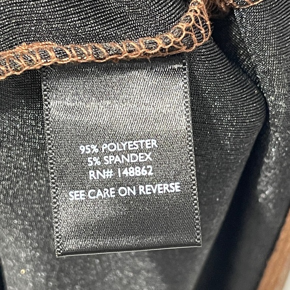 Torrid Liquid Shine Crew Neck Top Bronze Size 3 or 22-24 - Picture 10 of 10